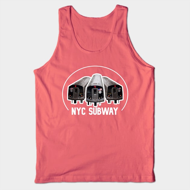 NYC Subway: New Tech Trains Tank Top by Laybov